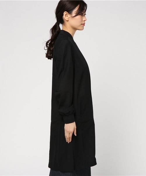 Honeys（ハニーズ）の「ロングリブブルゾン（ブルゾン・レディース・ベージュ/ブラック/カーキ・M/L）」の5枚目の写真