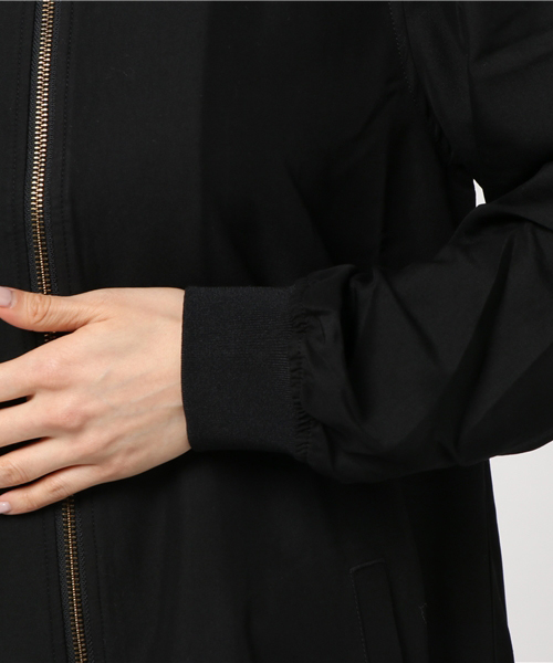 Honeys（ハニーズ）の「ロングリブブルゾン（ブルゾン・レディース・ベージュ/ブラック/カーキ・M/L）」の8枚目の写真