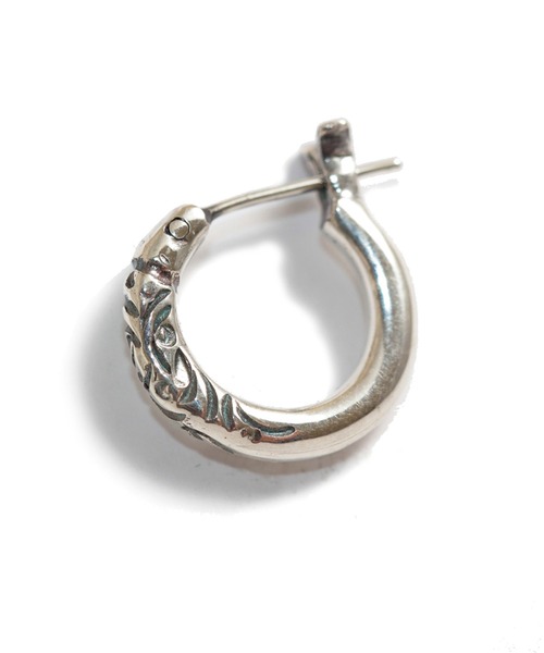 VIVIFY（ビビファイ）の「ピアス/フープ(S)/アラベスク/ヘビー（ピアス（片耳用）・メンズ・シルバー・FREE）」の8枚目の写真