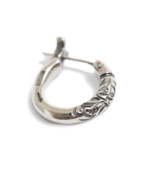 VIVIFY（ビビファイ）の「ピアス/フープ(S)/アラベスク/ヘビー（ピアス（片耳用）・メンズ・シルバー・FREE）」の7枚目の写真