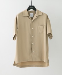 UNITED TOKYO | サテンオープンカラーシャツ(シャツ/ブラウス)