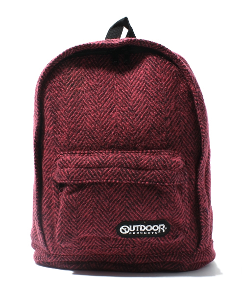 alcali(アルカリ)の「OUTDOOR×alcali / alcali別注 ツイードバックパック(バックパック/リュック・レディース・ブラック/グレー/その他・FREE)」の3枚目の写真