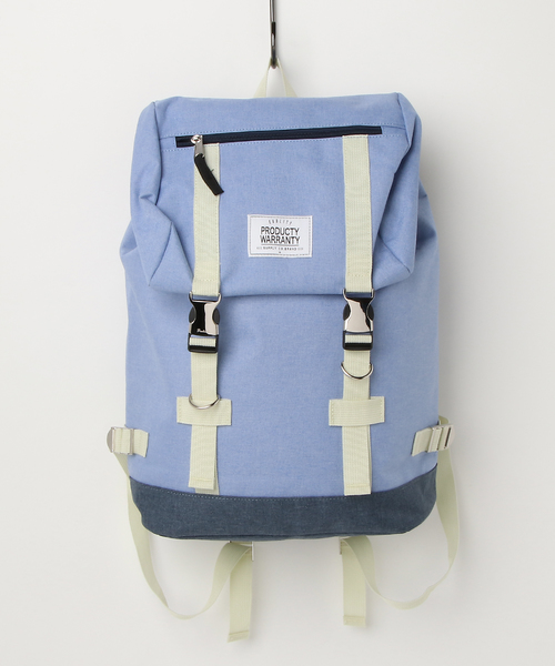 PRODUCTY WARRANTY（プロダクティワランティ）の「【 PRODUCTY WARRANTY 】 プロダクティー ダブルバックル フラップ バックパック（バックパック/リュック・レディース・ブラック/グレー/ブラック×ホワイト/ホワイト系その他/ブラック系その他/グレー系その他/グリーン系その他/ブルー系その他/チャコール/ブラック系その他2/ブラック系その他3/ブルー系その他2/オリーブ/サックスブルー/レッド/ブラック系その他4/チャコールグレー/ベージュ・FREE）」の16枚目の写真