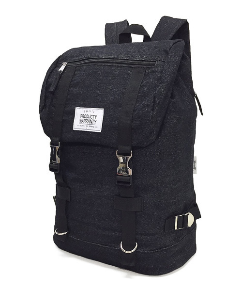 PRODUCTY WARRANTY（プロダクティワランティ）の「【 PRODUCTY WARRANTY 】 プロダクティー ダブルバックル フラップ バックパック（バックパック/リュック・レディース・ブラック/グレー/ブラック×ホワイト/ホワイト系その他/ブラック系その他/グレー系その他/グリーン系その他/ブルー系その他/チャコール/ブラック系その他2/ブラック系その他3/ブルー系その他2/オリーブ/サックスブルー/レッド/ブラック系その他4/チャコールグレー/ベージュ・FREE）」の6枚目の写真