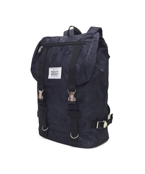 PRODUCTY WARRANTY（プロダクティワランティ）の「【 PRODUCTY WARRANTY 】 プロダクティー ダブルバックル フラップ バックパック（バックパック/リュック・レディース・ブラック/グレー/ブラック×ホワイト/ホワイト系その他/ブラック系その他/グレー系その他/グリーン系その他/ブルー系その他/チャコール/ブラック系その他2/ブラック系その他3/ブルー系その他2/オリーブ/サックスブルー/レッド/ブラック系その他4/チャコールグレー/ベージュ・FREE）」の17枚目の写真