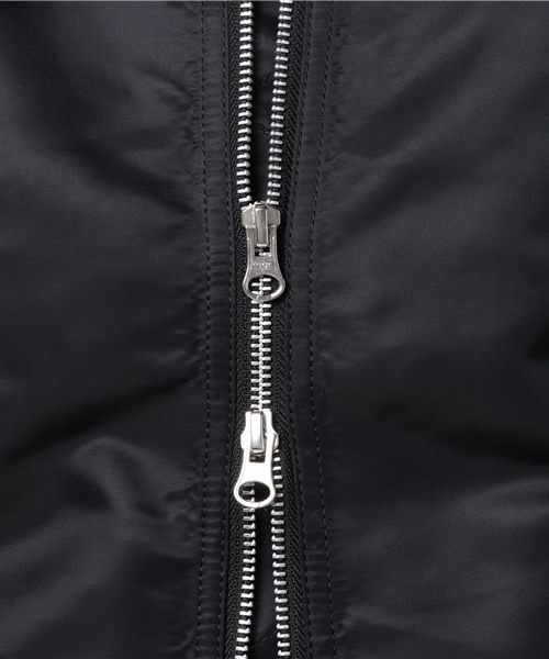 laboratory work（ラボラトリーワーク）の「ＢＩＧスリーブＭＡ－1（MA-1・レディース・ブラック/カーキ・MEDIUM）」の9枚目の写真