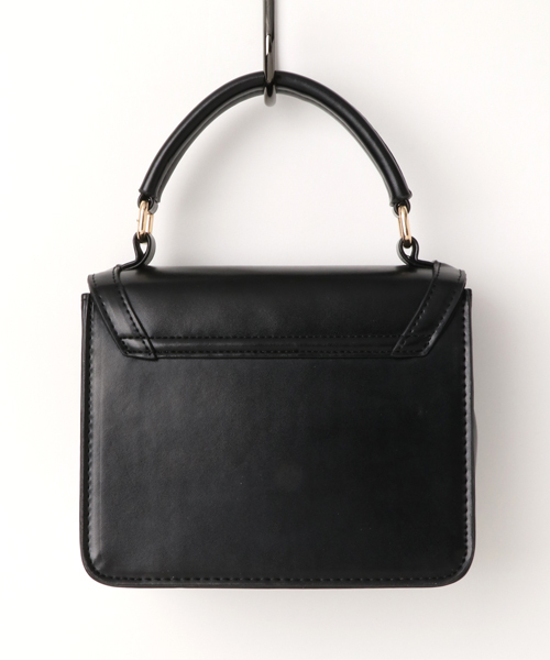 WEGO（ウィゴー）の「WEGO/ダブルベルトレトロミニショルダーバッグ（ショルダーバッグ・レディース・ブラック/その他1/その他2/レッド・FREE）」の5枚目の写真