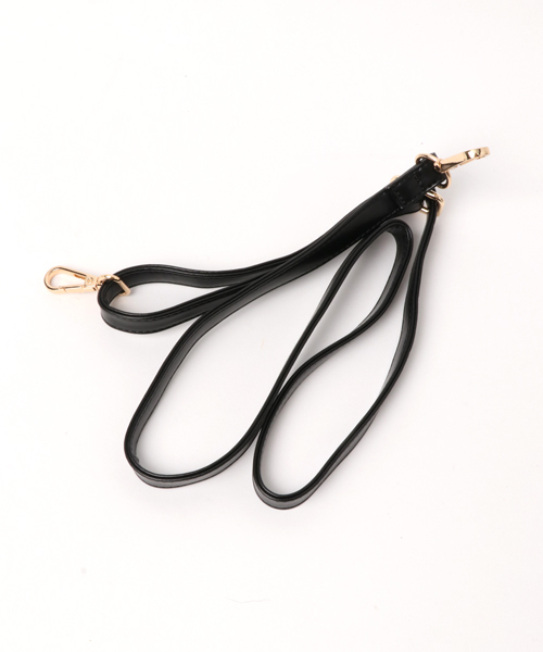 WEGO（ウィゴー）の「WEGO/ダブルベルトレトロミニショルダーバッグ（ショルダーバッグ・レディース・ブラック/その他1/その他2/レッド・FREE）」の8枚目の写真