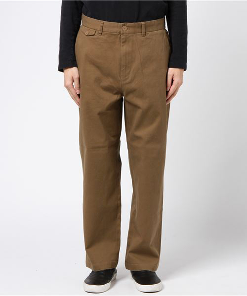 niko and...（ニコアンド）の「Nミリタリサージワイドパンツ【niko and ...】（その他パンツ・メンズ・ブラック/ベージュ・LARGE/MEDIUM）」の2枚目の写真