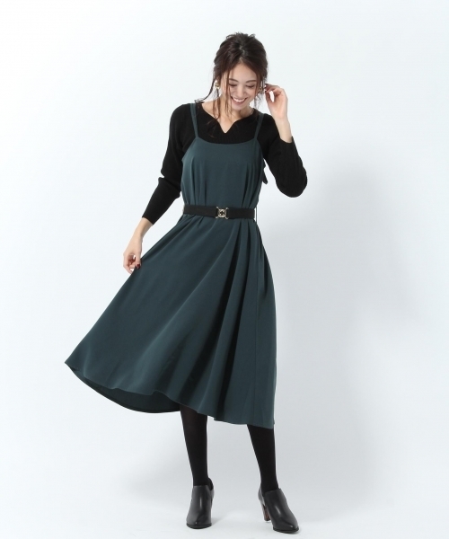 Andemiu(アンデミュウ)の「【WEB限定】ハートネックリブプルオーバー777404(ニット/セーター・レディース・グレー/グリーン/ブラック/パープル/ベージュ・FREE)」の11枚目の写真