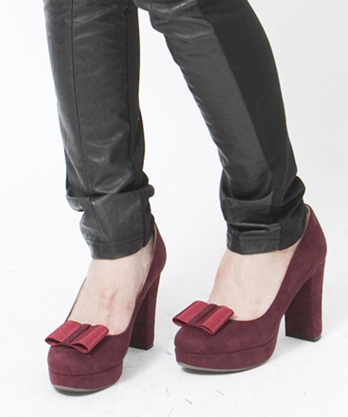 mystic(ミスティック)の「リボンパンプス(パンプス・レディース・ブラック/ブルー/ボルドー・36/37/38)」の3枚目の写真