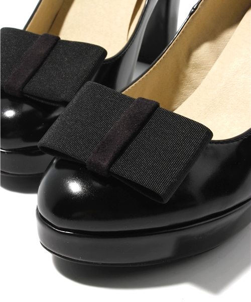 mystic(ミスティック)の「リボンパンプス(パンプス・レディース・ブラック/ブルー/ボルドー・36/37/38)」の6枚目の写真
