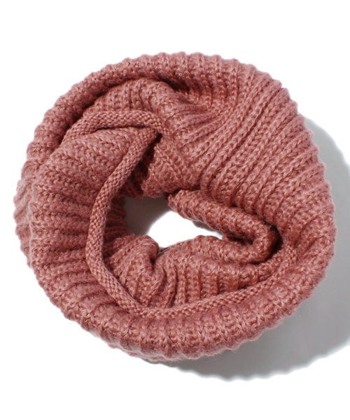 WEGO(ウィゴー)の「リブニットスヌード(ストール/ショール・レディース・ブラック/グレー/ベージュ/ブルー/ネイビー/ピンク/ワイン・FREE)」の6枚目の写真