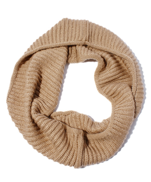 WEGO(ウィゴー)の「リブニットスヌード(ストール/ショール・レディース・ブラック/グレー/ベージュ/ブルー/ネイビー/ピンク/ワイン・FREE)」の8枚目の写真