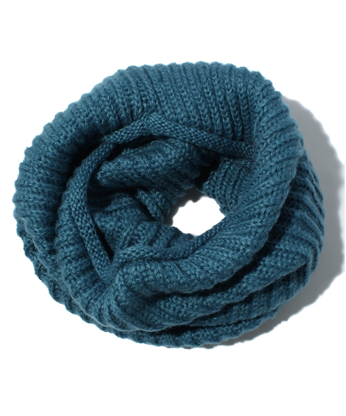 WEGO(ウィゴー)の「リブニットスヌード(ストール/ショール・レディース・ブラック/グレー/ベージュ/ブルー/ネイビー/ピンク/ワイン・FREE)」の15枚目の写真