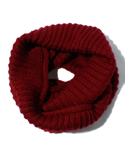 WEGO(ウィゴー)の「リブニットスヌード(ストール/ショール・レディース・ブラック/グレー/ベージュ/ブルー/ネイビー/ピンク/ワイン・FREE)」の16枚目の写真