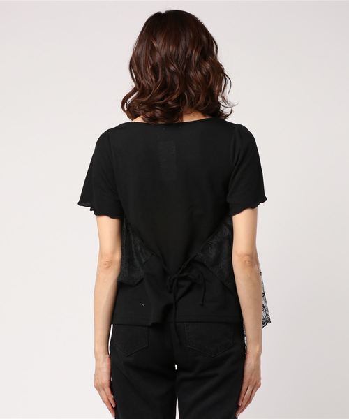 axes femme（アクシーズファム）の「チェック柄エプロン風プルオーバー