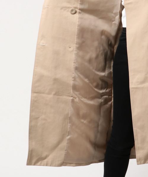 meJane(ミージェーン)の「綿ツイルトレンチコート(トレンチコート・レディース・ブラック/グレー/ベージュ/カーキ/キャメル・フリー)」の7枚目の写真