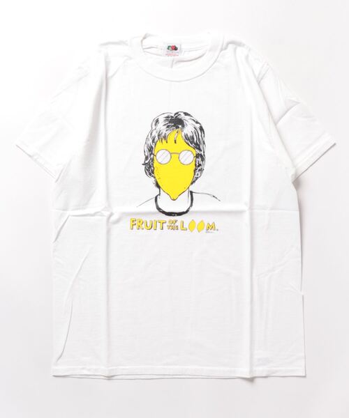 FRUIT OF THE LOOM(フルーツオブザルーム)の「WEB限定 FRUIT OF THE LOOM/フルーツオブザルーム Adrian HoganTシャツ 2 (Tシャツ/カットソー・レディース・ホワイト/レンガ・LARGE/MEDIUM/SMALL/X-SMALL)」の1枚目の写真
