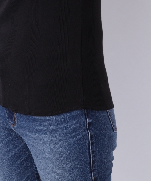 LEPSIM（レプシィム）の「ヘンソクリブタンク　786870（タンクトップ・レディース・オフホワイト/ブラック/マルチ/ベージュ系その他・MEDIUM/LARGE）」の12枚目の写真