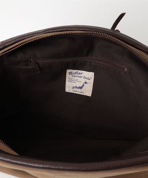 Butler Verner Sails(バトラーヴァーナーセイルス)の「【Butler Verner Sails】パラフィンエディターズバッグ-2/JA-2089(ショルダーバッグ・メンズ・ベージュ/ブラック/ネイビー・FREE)」の7枚目の写真