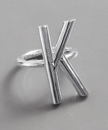 e.m. | シルバーイニシャルリング(リング)