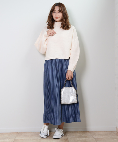 shopnikoniko(ショップニコニコ)の「チェーンミニバッグ(ハンドバッグ・レディース・ブラック/レオパード/シルバーグレー/ホワイト・フリー)」の5枚目の写真