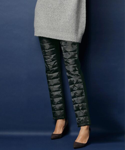 RANAN（ラナン）の「あたたかダウンパンツ（その他パンツ・レディース・ブラック/ホワイト/カモフラージュ/カーキ/ブラック系/ライトグレー系/ブルー系その他/ライトグレー・LL/L/M/S）」の8枚目の写真