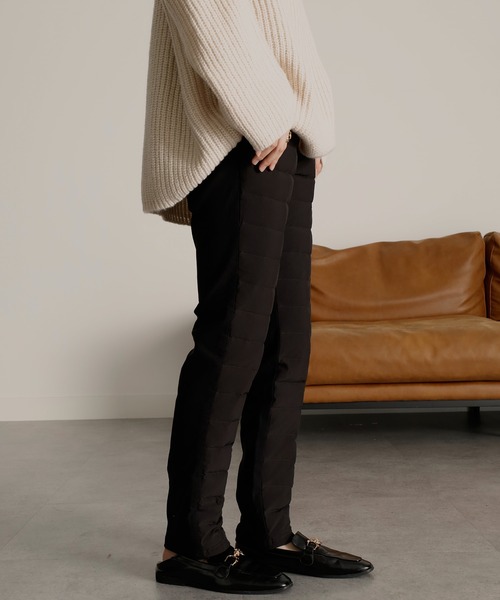 RANAN（ラナン）の「あたたかダウンパンツ（その他パンツ・レディース・ブラック/ホワイト/カモフラージュ/カーキ/ブラック系/ライトグレー系/ブルー系その他/ライトグレー・LL/L/M/S）」の20枚目の写真