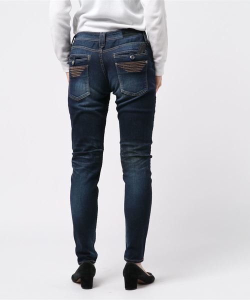 TAVERNITI SO JEANS(タヴァニティソージーンズ)の「TAVERNITI SO JEANS/ジャニス スキニー(デニムパンツ・レディース・ダークブルー・23inch/24inch/25inch/26inch/27inch)」の3枚目の写真