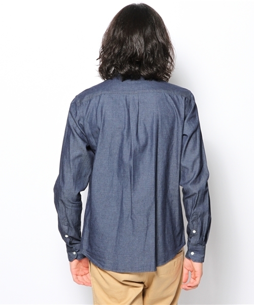 NANO universe(ナノユニバース)の「B.D. Denim Shirt L/S(シャツ/ブラウス・メンズ・ブルー/インディゴブルー・44/46/48/50)」の5枚目の写真
