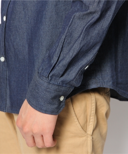NANO universe(ナノユニバース)の「B.D. Denim Shirt L/S(シャツ/ブラウス・メンズ・ブルー/インディゴブルー・44/46/48/50)」の7枚目の写真
