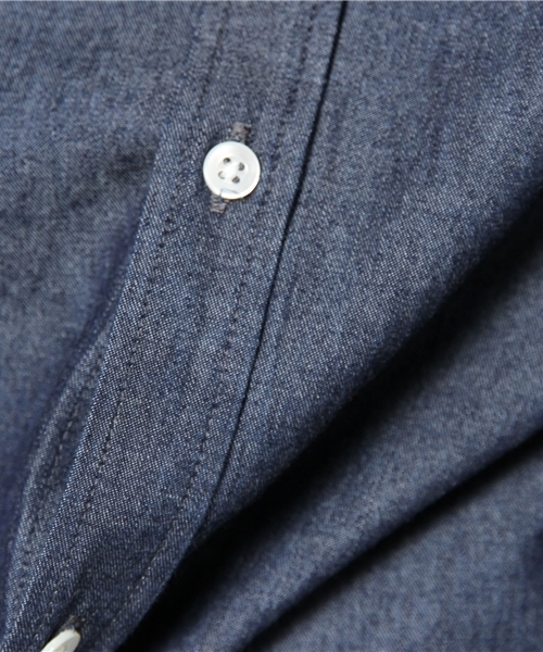 NANO universe(ナノユニバース)の「B.D. Denim Shirt L/S(シャツ/ブラウス・メンズ・ブルー/インディゴブルー・44/46/48/50)」の8枚目の写真
