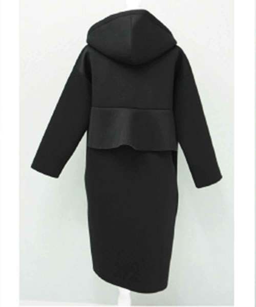 M y u(ミュー)の「フーディ バックフリルコーディガン(その他アウター・レディース・ブラック/ベージュ/チャコールグレー・FREE)」の20枚目の写真