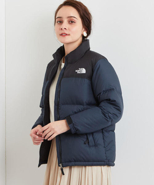 THE NORTH FACE（ザノースフェイス）の「[ザ ノースフェイス] SC THE NORTH FACE NUPTSE ダウンジャケット（ダウンジャケット/コート・レディース・ネイビー/ブラック・FREE）」の2枚目の写真