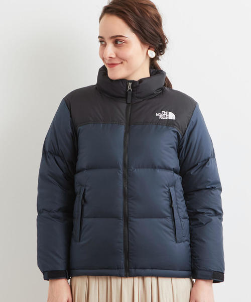 THE NORTH FACE（ザノースフェイス）の「[ザ ノースフェイス] SC THE NORTH FACE NUPTSE ダウンジャケット（ダウンジャケット/コート・レディース・ネイビー/ブラック・FREE）」の4枚目の写真