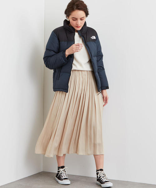 THE NORTH FACE（ザノースフェイス）の「[ザ ノースフェイス] SC THE NORTH FACE NUPTSE ダウンジャケット（ダウンジャケット/コート・レディース・ネイビー/ブラック・FREE）」の6枚目の写真