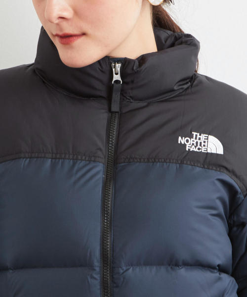THE NORTH FACE（ザノースフェイス）の「[ザ ノースフェイス] SC THE NORTH FACE NUPTSE ダウンジャケット（ダウンジャケット/コート・レディース・ネイビー/ブラック・FREE）」の7枚目の写真