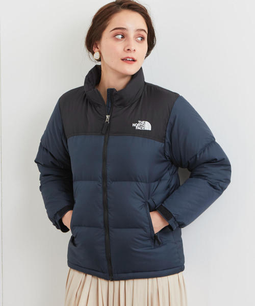 THE NORTH FACE（ザノースフェイス）の「[ザ ノースフェイス] SC THE NORTH FACE NUPTSE ダウンジャケット（ダウンジャケット/コート・レディース・ネイビー/ブラック・FREE）」の12枚目の写真