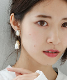 つぼみパールのイヤリング