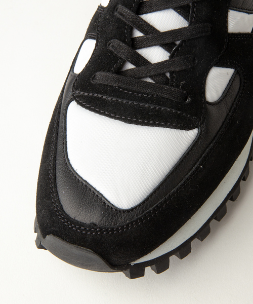ZDA（ゼットディーエー）の「【5351×ZDA別注】レザーラインスニーカー（スニーカー・メンズ・ホワイト/ブラック・44/40/41/42/43/45）」の5枚目の写真