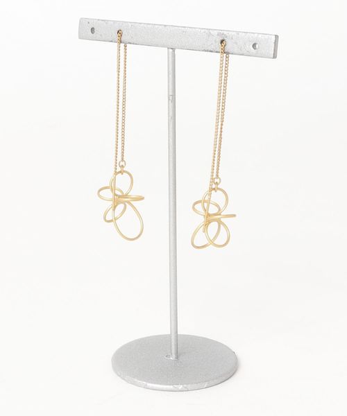 contra bo nepre(コントラ ボ ネプレ )の「OPTILE elitto pierce american chain / オプティルエリットピアスアメリカンチェーン(ピアス(両耳用)・レディース・ゴールド・FREE)」の3枚目の写真
