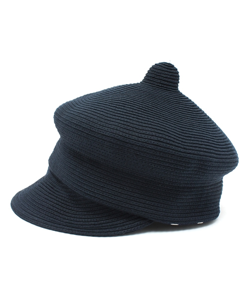 BEAMS BOY(ビームスボーイ)の「Cableami×BEAMS BOY / ブレード キャスケット(キャスケット・レディース・イエロー/ネイビー・ONE SIZE)」の6枚目の写真