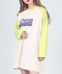 DING | DING/ChangeビッグラグランTシャツ(Tシャツ/カットソー)