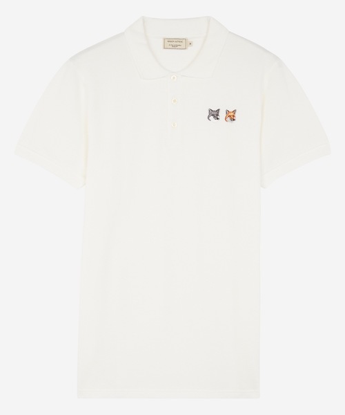 Maison Kitsune(メゾンキツネ)の「POLO DOUBLE FOX HEAD PATCH(ポロシャツ・メンズ・ブラック系その他/ホワイト系その他・S/M/L/XL)」の8枚目の写真