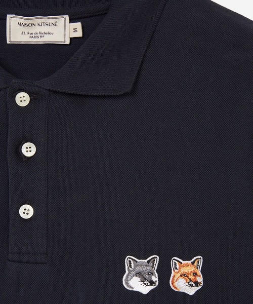 Maison Kitsune(メゾンキツネ)の「POLO DOUBLE FOX HEAD PATCH(ポロシャツ・メンズ・ブラック系その他/ホワイト系その他・S/M/L/XL)」の13枚目の写真
