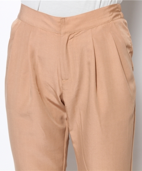 MYSELF ABAHOUSE（マイセルフアバハウス）の「エアリーポプリン２タックパンツ（スラックス・レディース・オレンジ系その他/ネイビー/アイボリー/ベージュ・SMALL/MEDIUM/LARGE）」の7枚目の写真