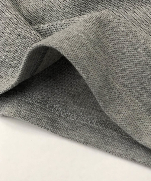 London Denim（ロンドンデニム）の「▼WEB限定【London Denimオリジナル】ライオン刺繍入り ／ 鹿の子 ポロシャツ（半袖）（ポロシャツ・メンズ・ホワイト/グレー/ネイビー・M/L/XL）」の5枚目の写真