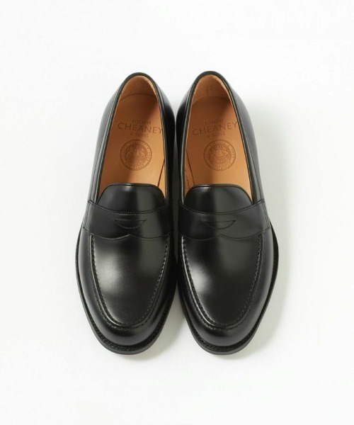 JOSEPH CHEANEY&SONS(ジョセフチーニーアンドサンズ)の「【JOSEPH CHEANEY/ジョセフ チーニー】HUDSON/ハドソン(レザーソール/カーフ)(ローファー・メンズ・ブラック・8/6.5/7/7.5/6/5.5)」の10枚目の写真