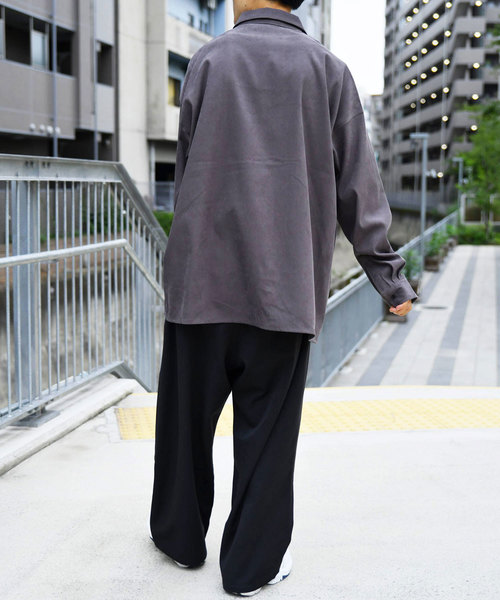 kutir（クティール）の「アソートオープンカラーシャツ（シャツ/ブラウス・メンズ・チャコールグレー/ブラック/ベージュ/ネイビー/グレー/ライトベージュ/グレイッシュベージュ・MEDIUM/LARGE）」の17枚目の写真